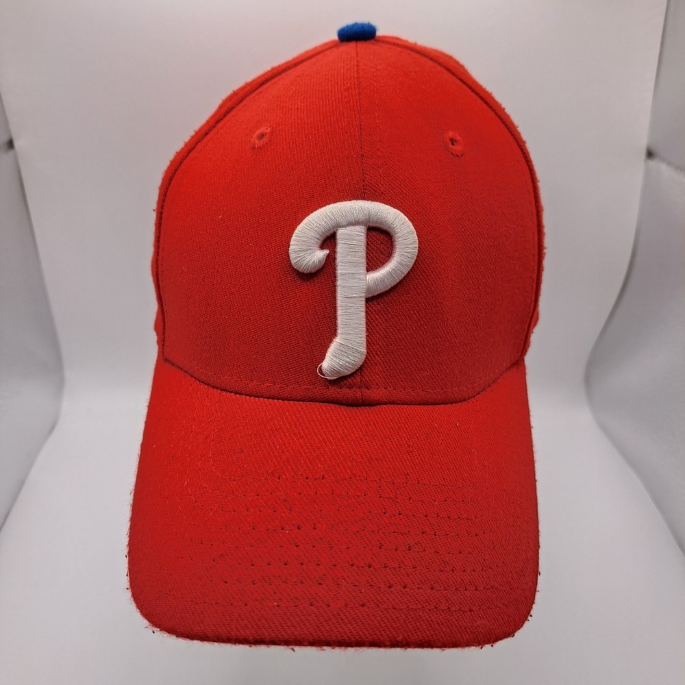 New Era 39THIRTY Philadelphia Phillies Flex Fit Cap Small/Medium Blue MLB Hat